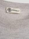 Connolly Light Grey Classic Merino Crew Neck