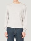 Light Grey Classic Merino Crew Neck - Connolly England